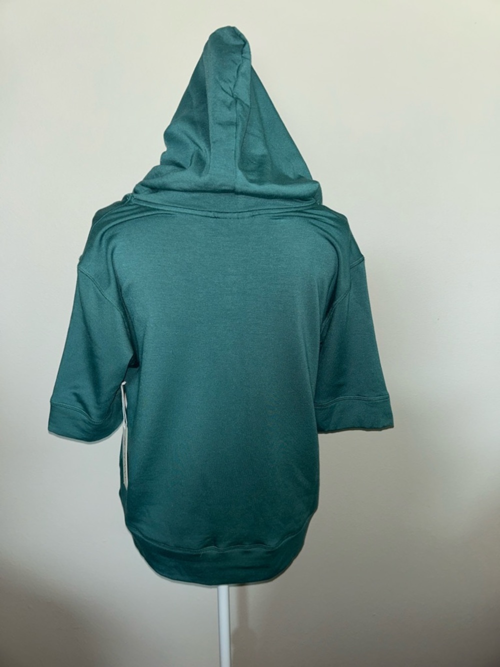 NWT 78&Sunny Short-Sleeve Zip Up Hoodie Deep Teal Sz XL - Picture 6 of 8